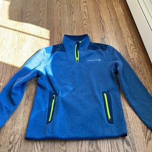 Blue Vineyard Vines quart zip
